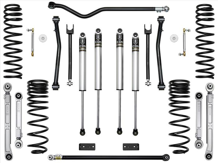 2020-Up Jeep Gladiator, 2.5" Lift, Stage 5 Suspension System, Billet UCA (K22105)