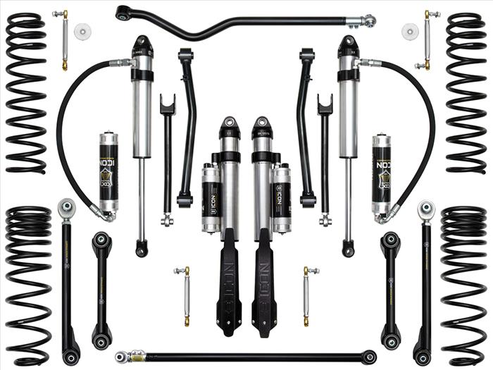 2020-Up Jeep Gladiator, 2.5" Lift, Stage 8 Suspension System, Tubular UCA (K22108T)
