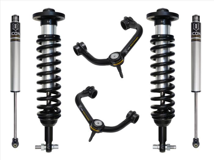 21-23 Ford F150 2WD, 0-3" Lift, Stage 2 Suspension System, Tubular UCA (K93122T)