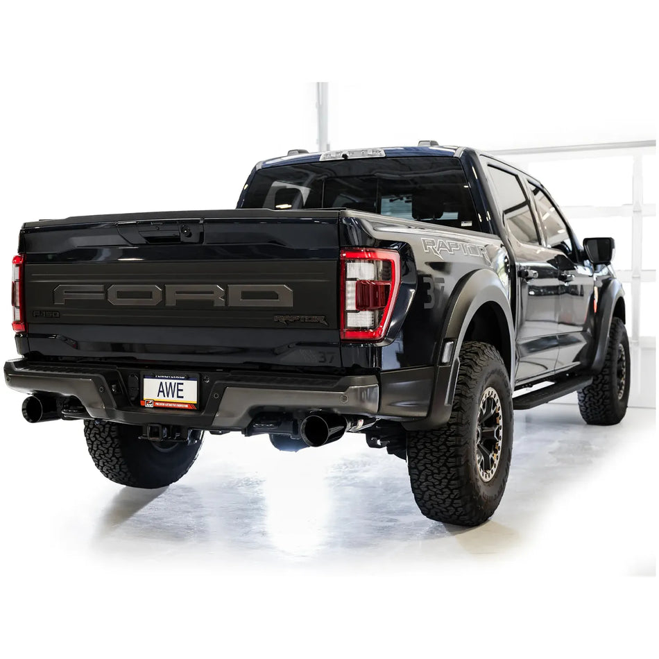 AWE Gen 3 Ford Raptor SwitchPath Exhaust  - Diamond Black Tips