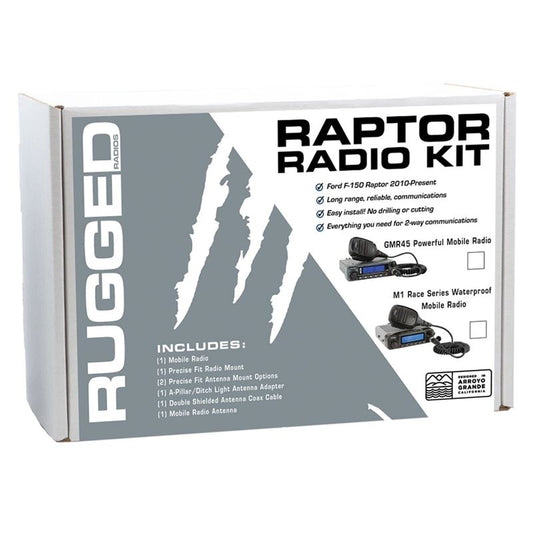 45 Watt GMR45 - GMRS Ford Raptor Two-Way Mobile Radio Kit - RAPTOR-GMR4