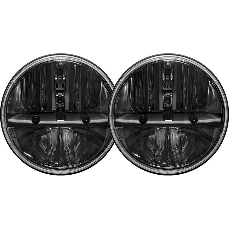 7 Inch Round Headlight Kit With PWM Anti-Flicker Adaptor, Pair (55000)