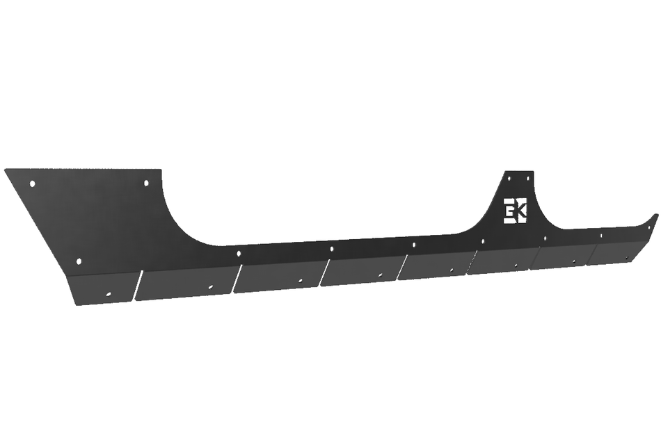 Gauntlet Series Rocker Guards for Jeep JK Wrangler