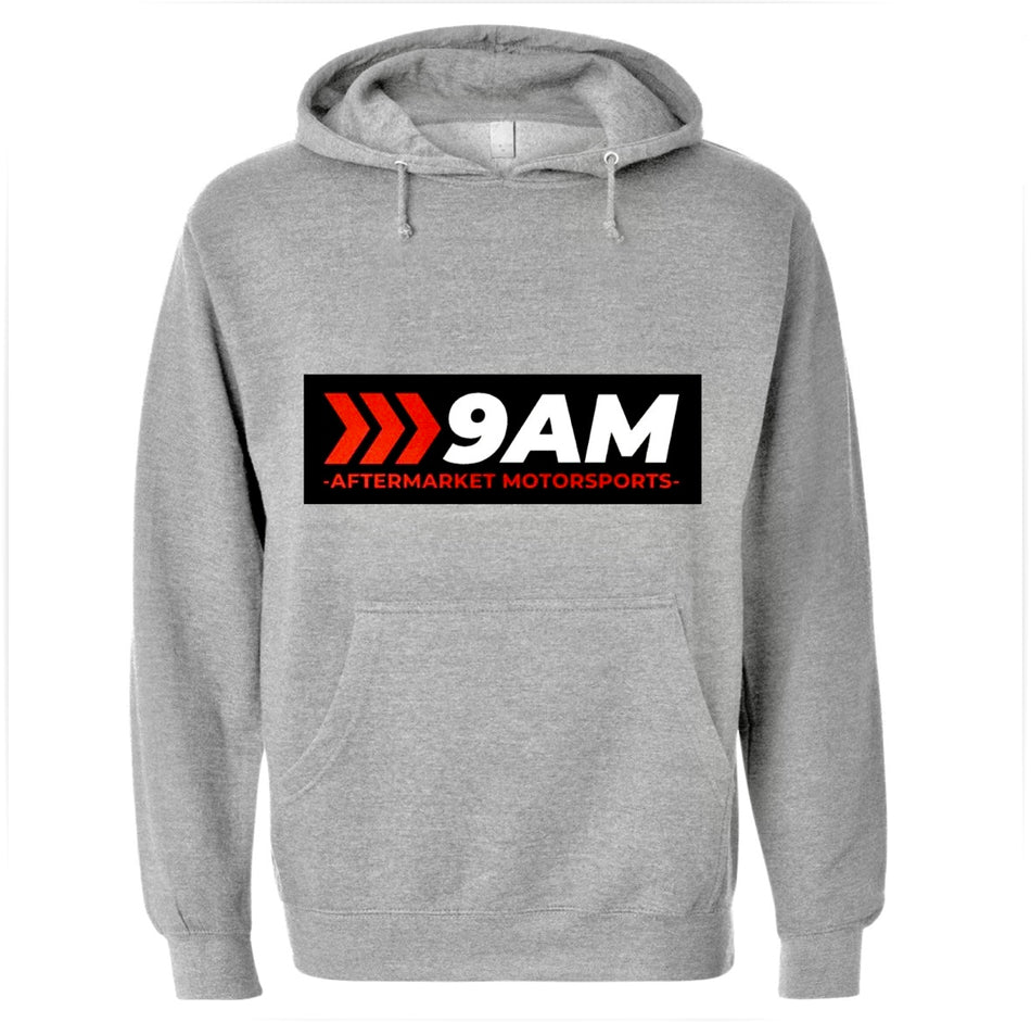 9AM 'Logo' Hoodie - Heather Grey