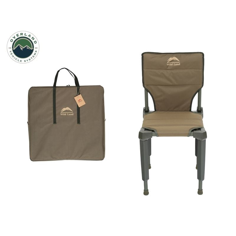 Camping Chair Tan with Storage Bag Wild Land (26029910)