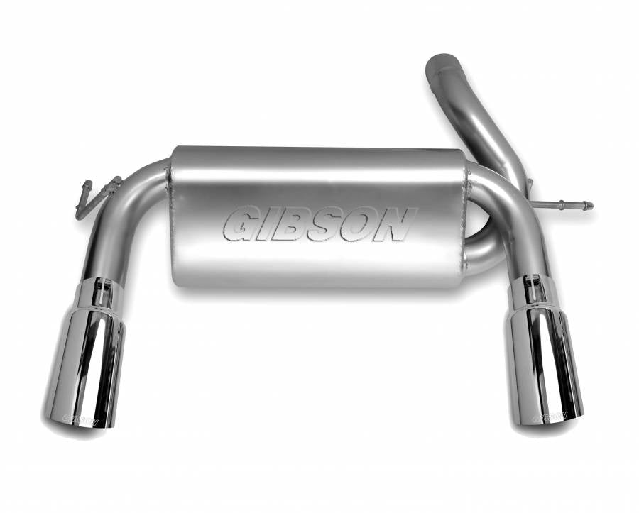 Jeep Wrangler JK (2008 - 2017) Cat Back Dual Split Exhaust System, Stainless (617303)