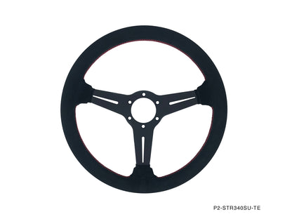 Competition Steering Wheel 340mm - Standard Suede (P2-STR340SU-TE)