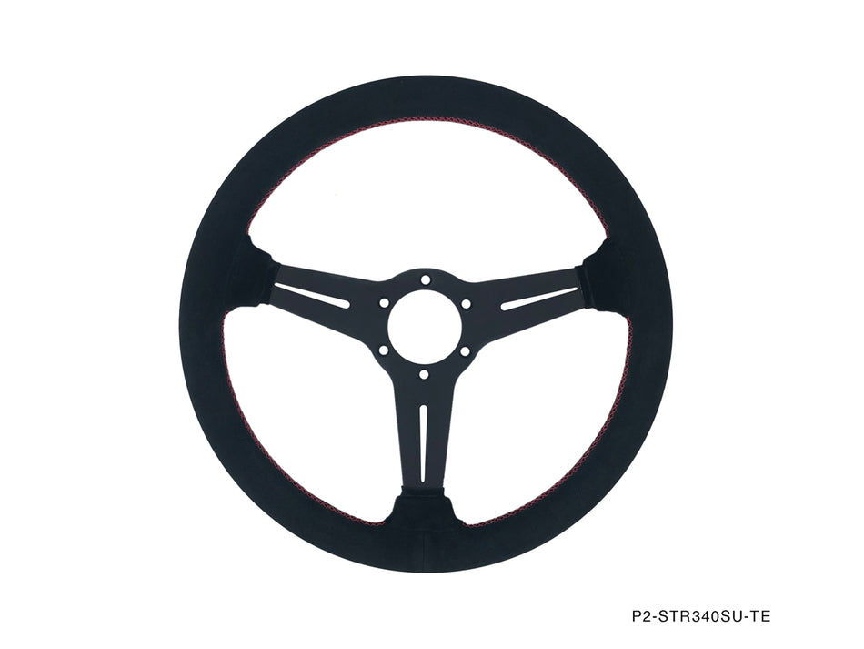 Competition Steering Wheel 340mm - Standard Suede (P2-STR340SU-TE)