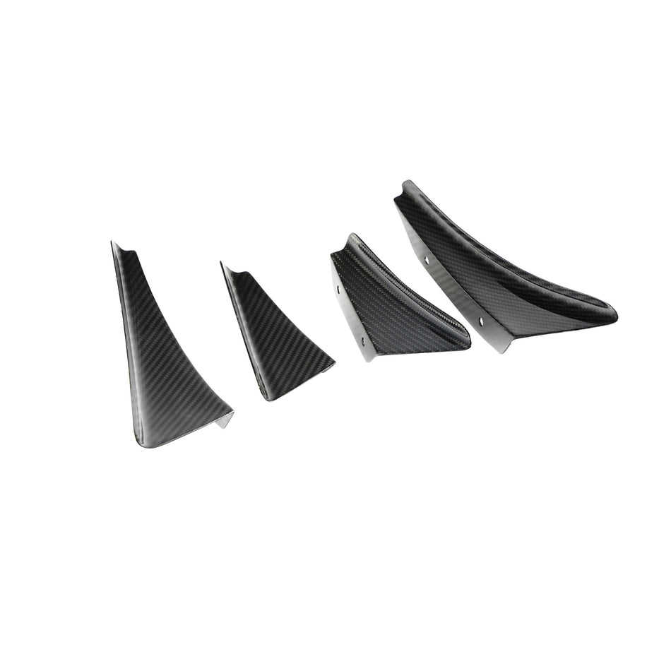 Honda FL5 Civic Type R Carbon Fiber Front Bumper Canards 2023 - Current