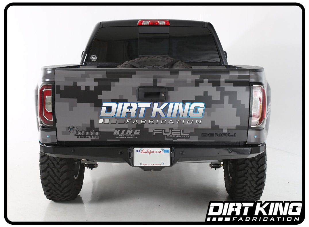 2007-2018 Chevy Silverado / GMC Sierra - Plate Rear Bumper