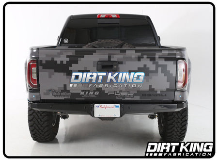 2007-2018 Chevy Silverado / GMC Sierra - Plate Rear Bumper