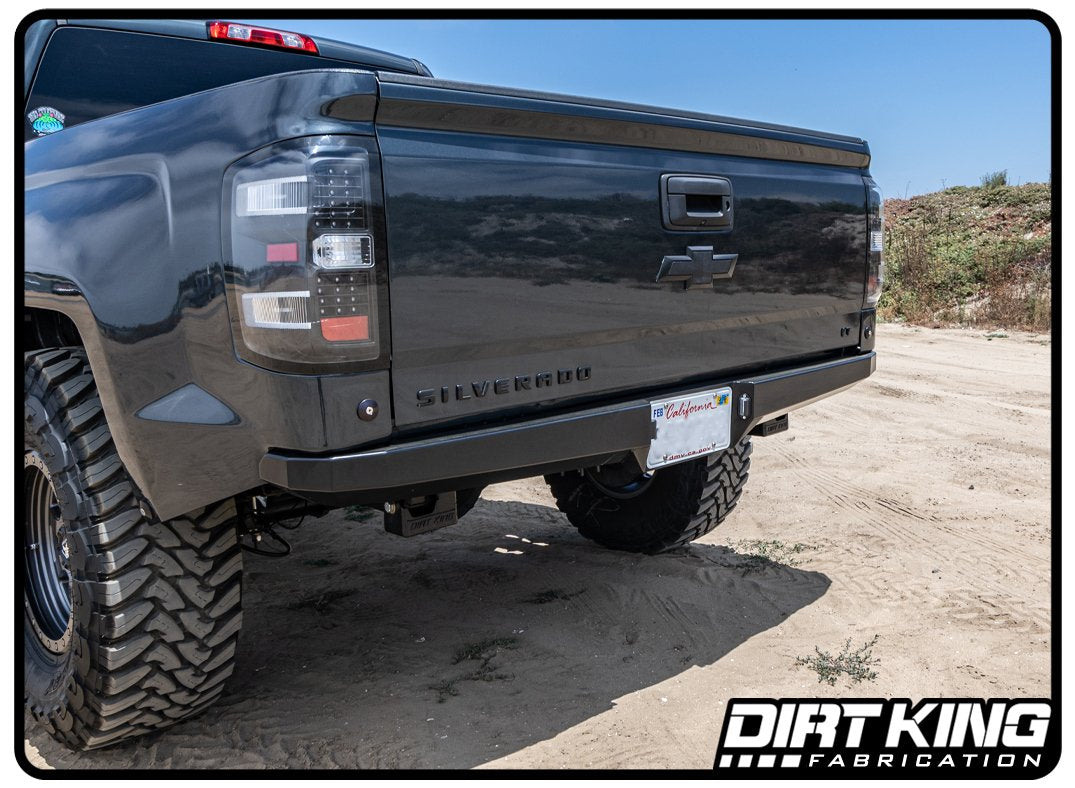 2007-2018 Chevy Silverado / GMC Sierra - Plate Rear Bumper