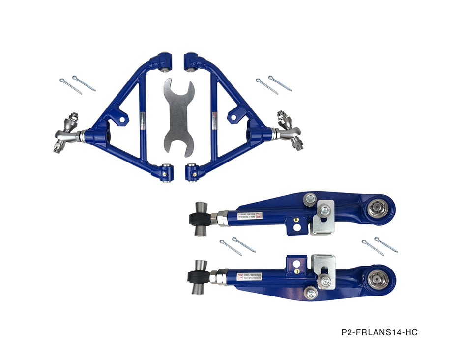 Front And Rear Lower Control Arms Combo Nissan 240sx 1995-1998 - P2-FRLCANS14-HC