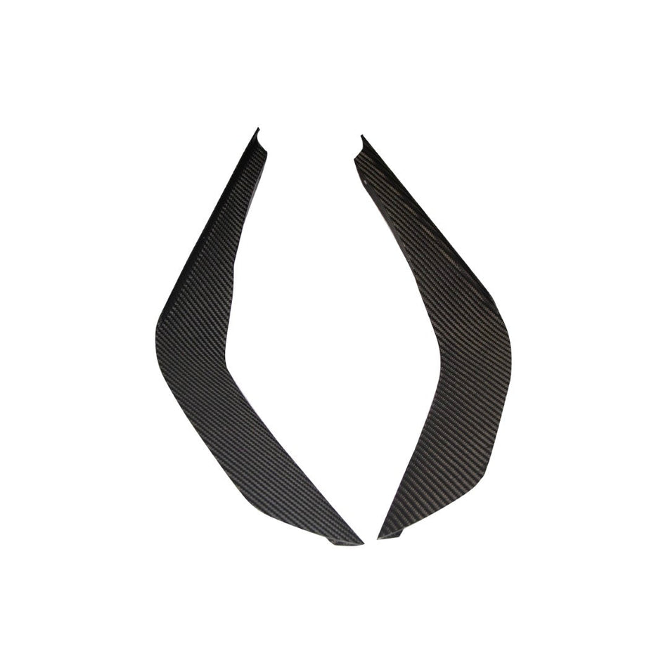 Ford Mustang GT S650 Carbon Fiber Front Bumper Canards 2024 - Current (does not fit Dark Horse bumper)