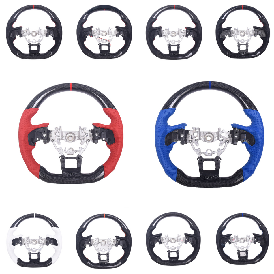 JDMuscle [22-25 WRX] Carbon-Pro Series Steering Wheel compatible w/ MT & CVT