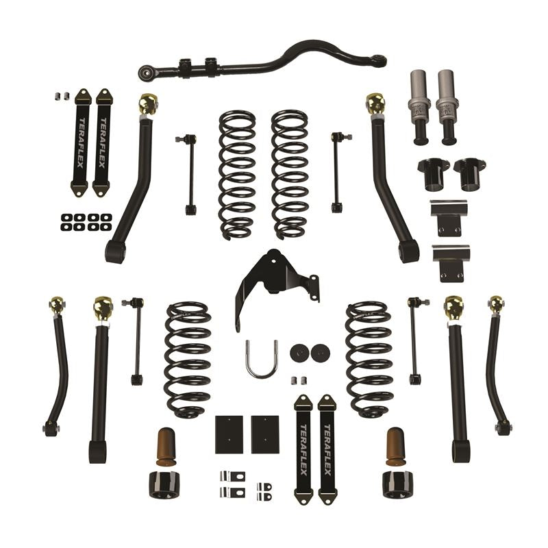 JK 4dr: 3" Alpine CT3 Outback Overland Short Arm Suspension System - No Shocks (1167204)