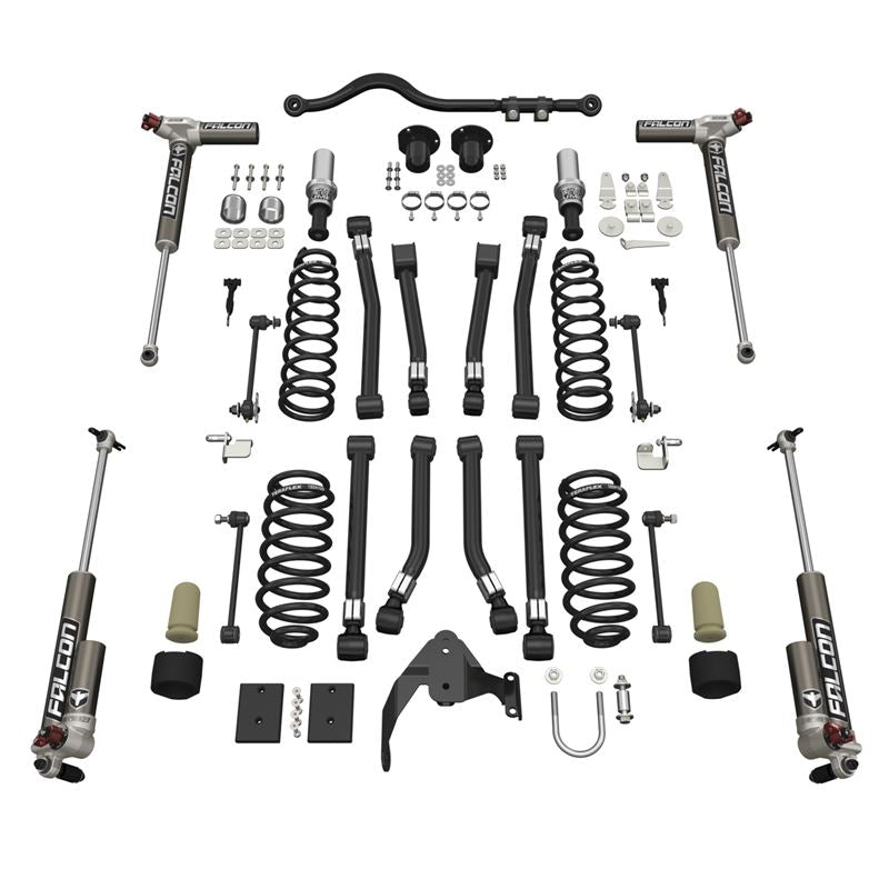 JK 4dr: 3" Alpine CT3 Short Arm Suspension System & Falcon 3.3 Fast Adjust (1323033)