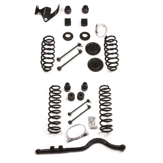 JK 4dr: 4" Coil Spring Lift Kit w/ Track Bar - No Shocks (1151400)