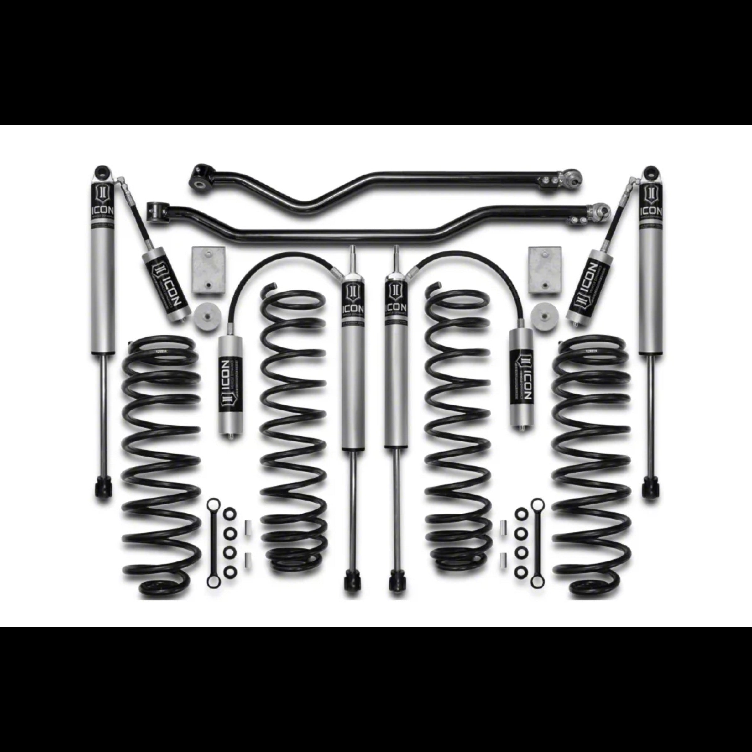 Jeep Wrangler JL Icon Suspension system with white background