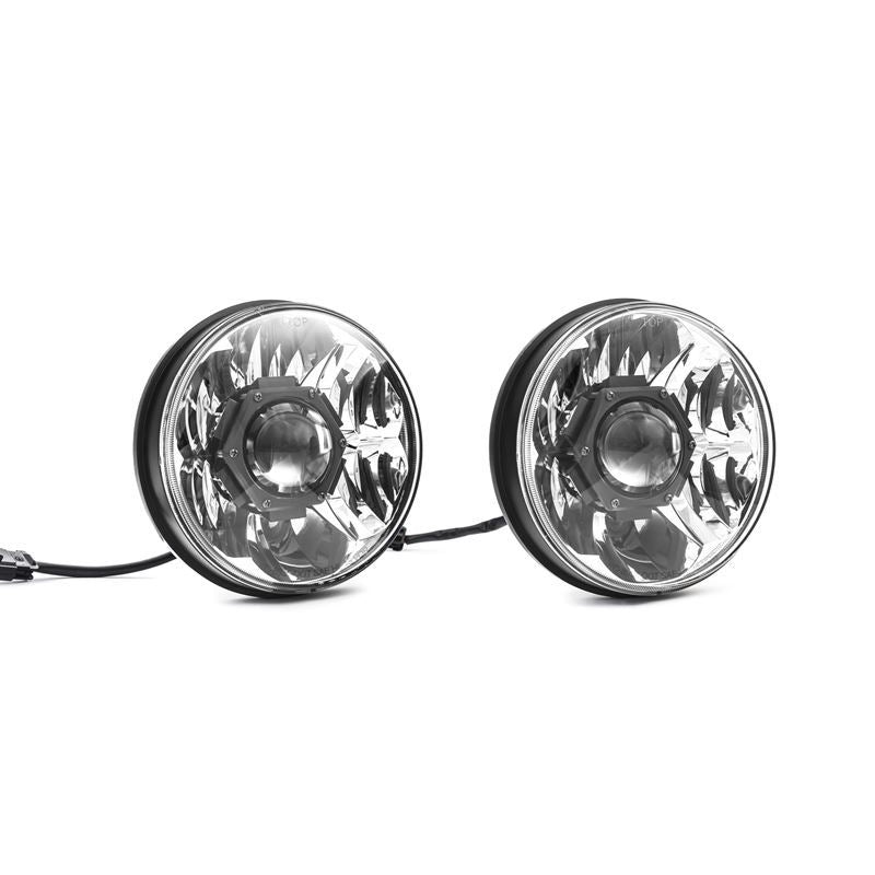 KC Headlights Gravity LED 7in 2-Light 2007-2018 Jeep Wrangler JK (42341)