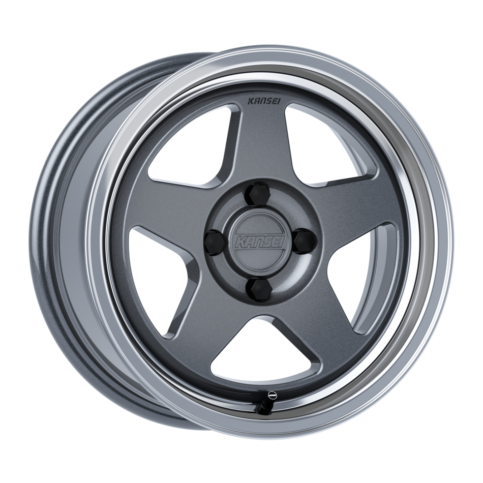 KNP 15" - Gloss Gunmetal Machined Lip