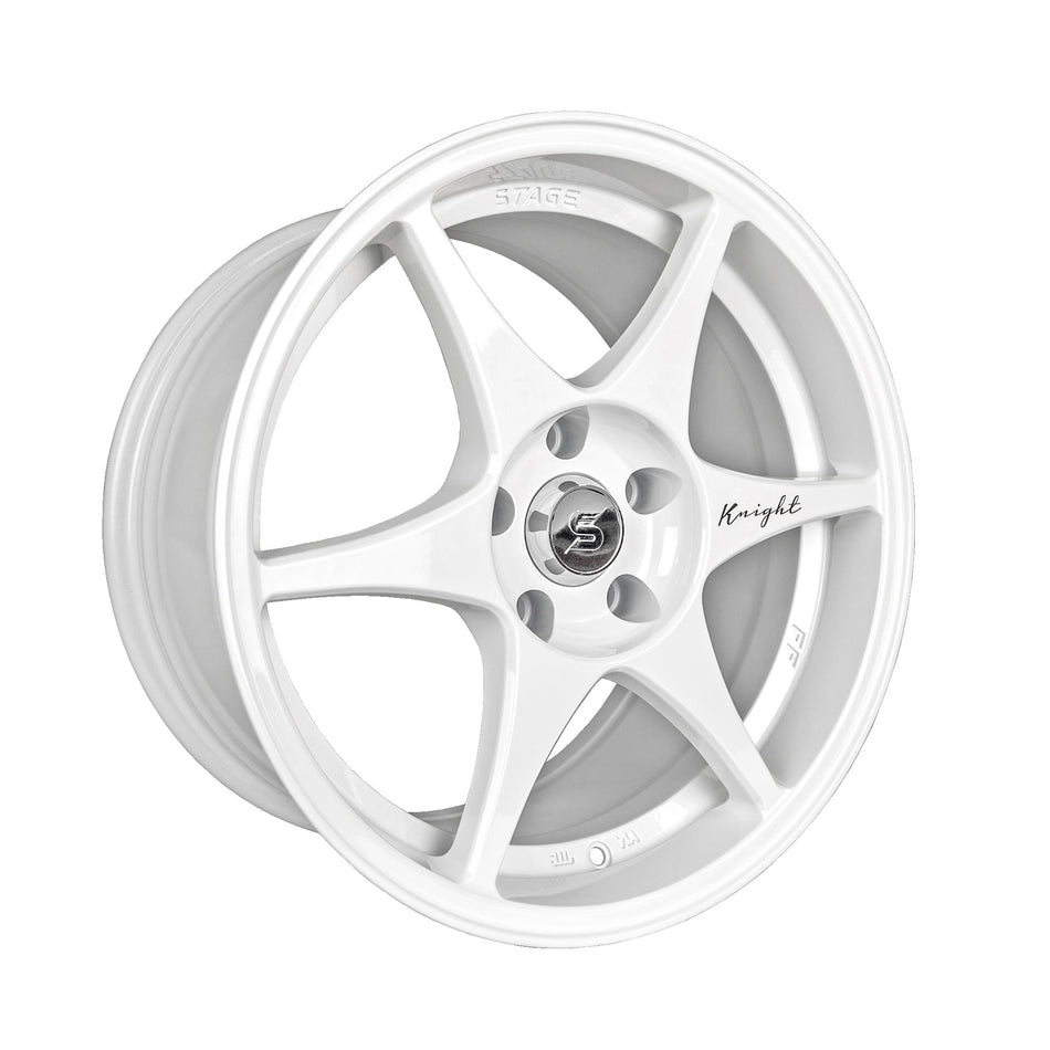 Stage Wheels Knight 17x9 +10mm 5x114.3 CB: 73.1 Color: White