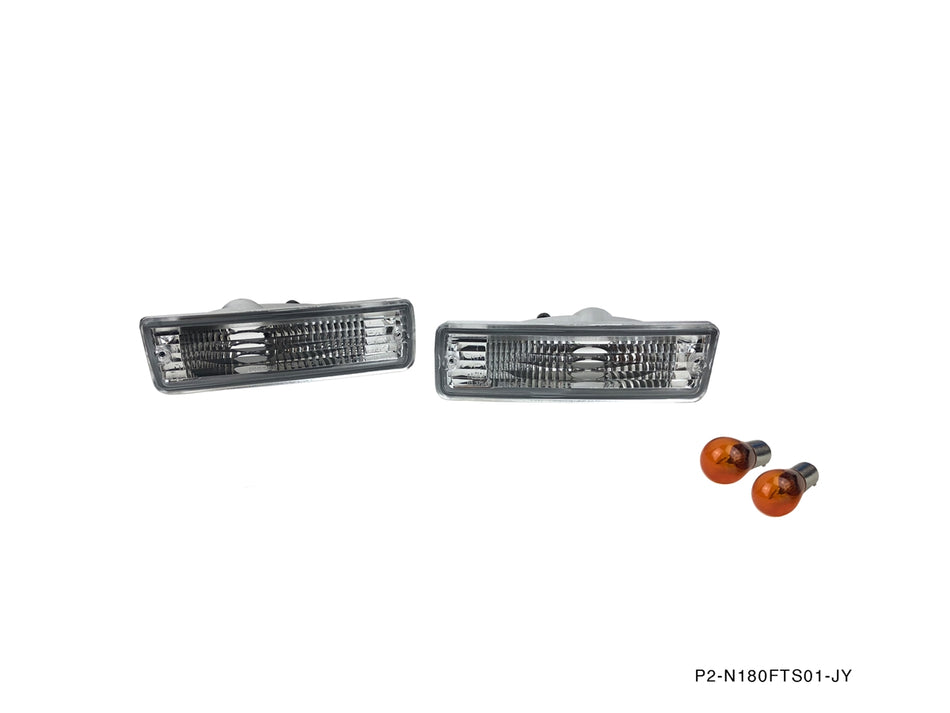 Nissan 180SX / S13 Silvia 1989-90[USDM] & [JDM] S13 Silvia Chrystal front turn signal (P2-N180FTS01-JY)