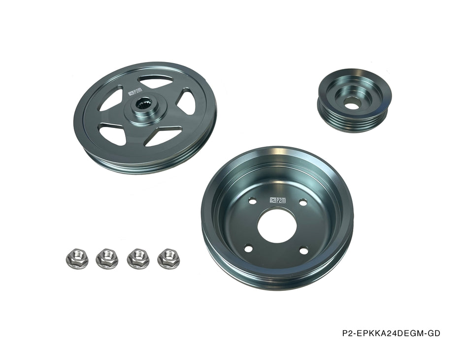 Nissan S13 240SX KA24DE DOHC Engine Pulley Kit (P2-EPKKA24DEGM-GD)