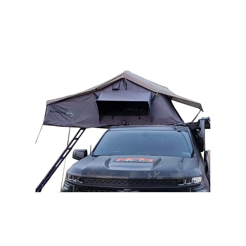 Nomadic 4 Extended Roof Top Tent With Annex - Dark Gray Base With Green Rain Fly and Black Cover (18141936)