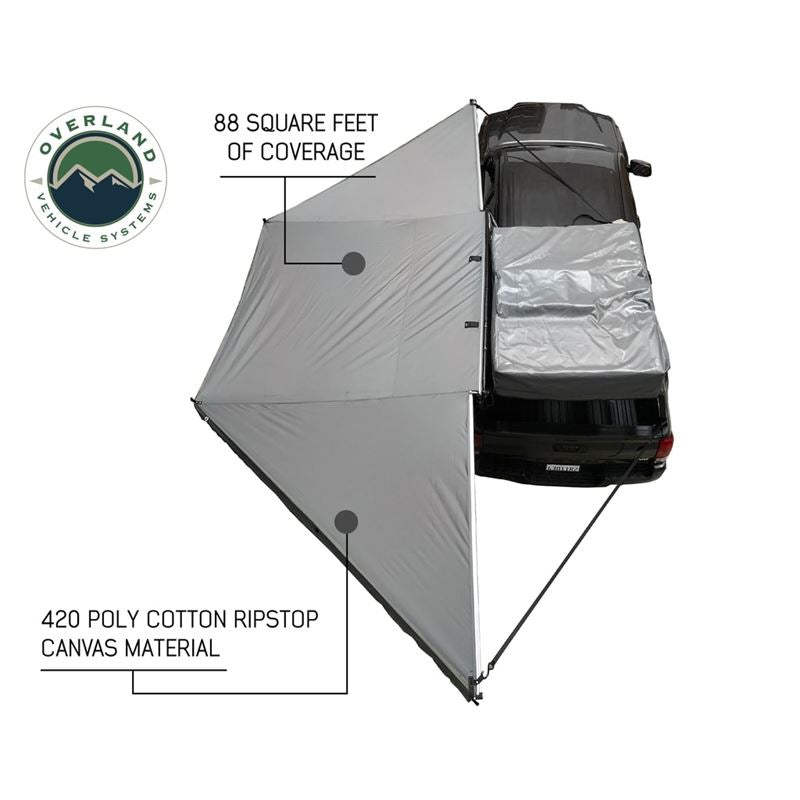 Nomadic Awning 180 - Dark Gray Cover With Black Transit Cover and Brackets (19609907)