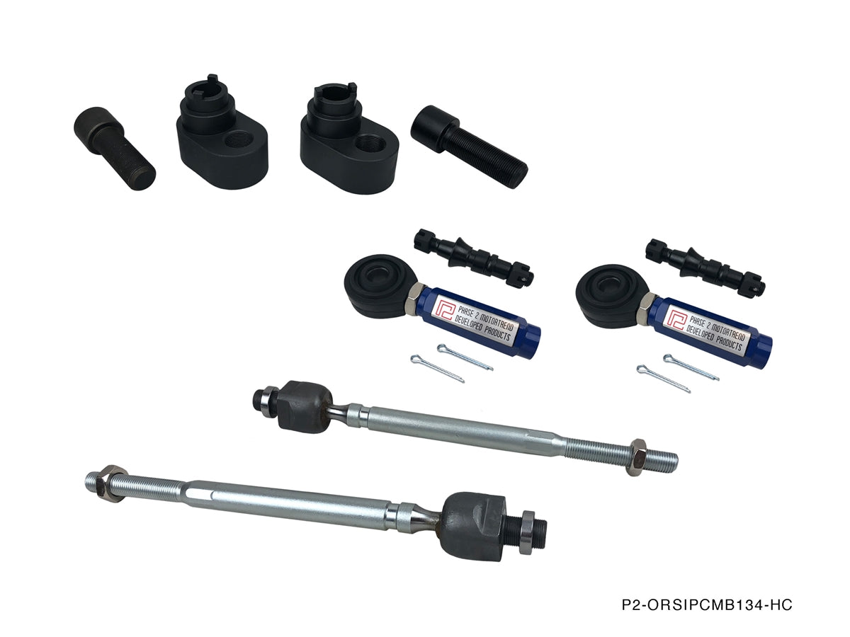 Offset Rack Spacer Kit + Inner Tie Rod + Pro Type Outer Tie Rod Combo - P2-ORSIPCMB134-HC