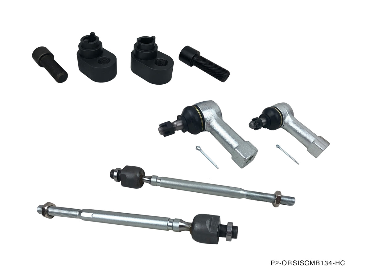Offset Rack Spacer Kit + Inner Tie Rod + Street Type Outer Tie Rod Combo - P2-ORSISCMB134-HC