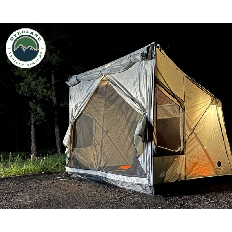 P.S.T. Portable Safari Large Quick Deploying Gray Ground Tent (18252520)