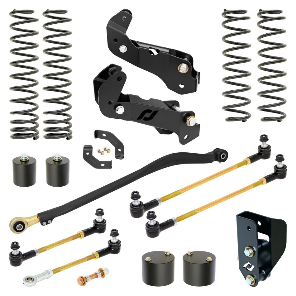 RockJock JL Driver Lift Kit (3.6L/2.0T Gas Engines, 3.5 in. Lift)