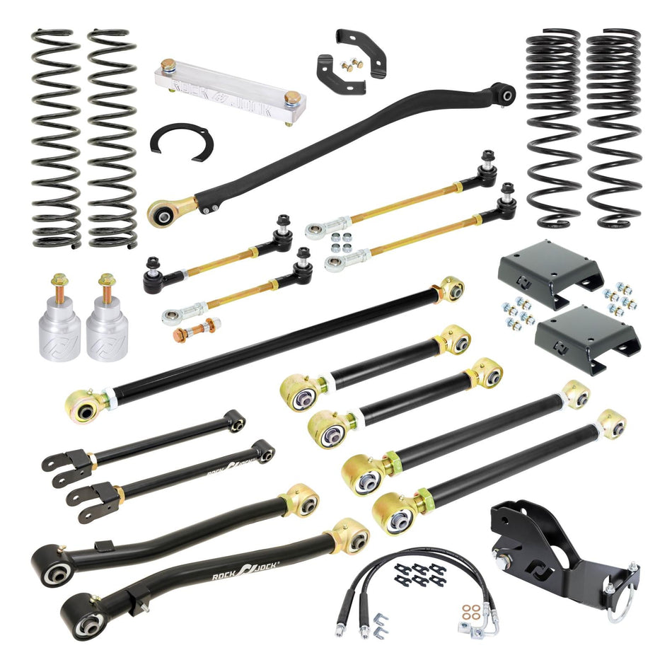 RockJock Pro Edition Johnny Joint Suspension System For JT Gladiator w/Diesel Engine, 3.5in lift