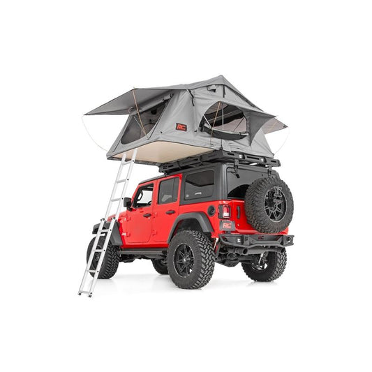 Roof Top Tent Rack Mount 12 Volt Accessory wLadder Extension and LED Light Kit (99049)