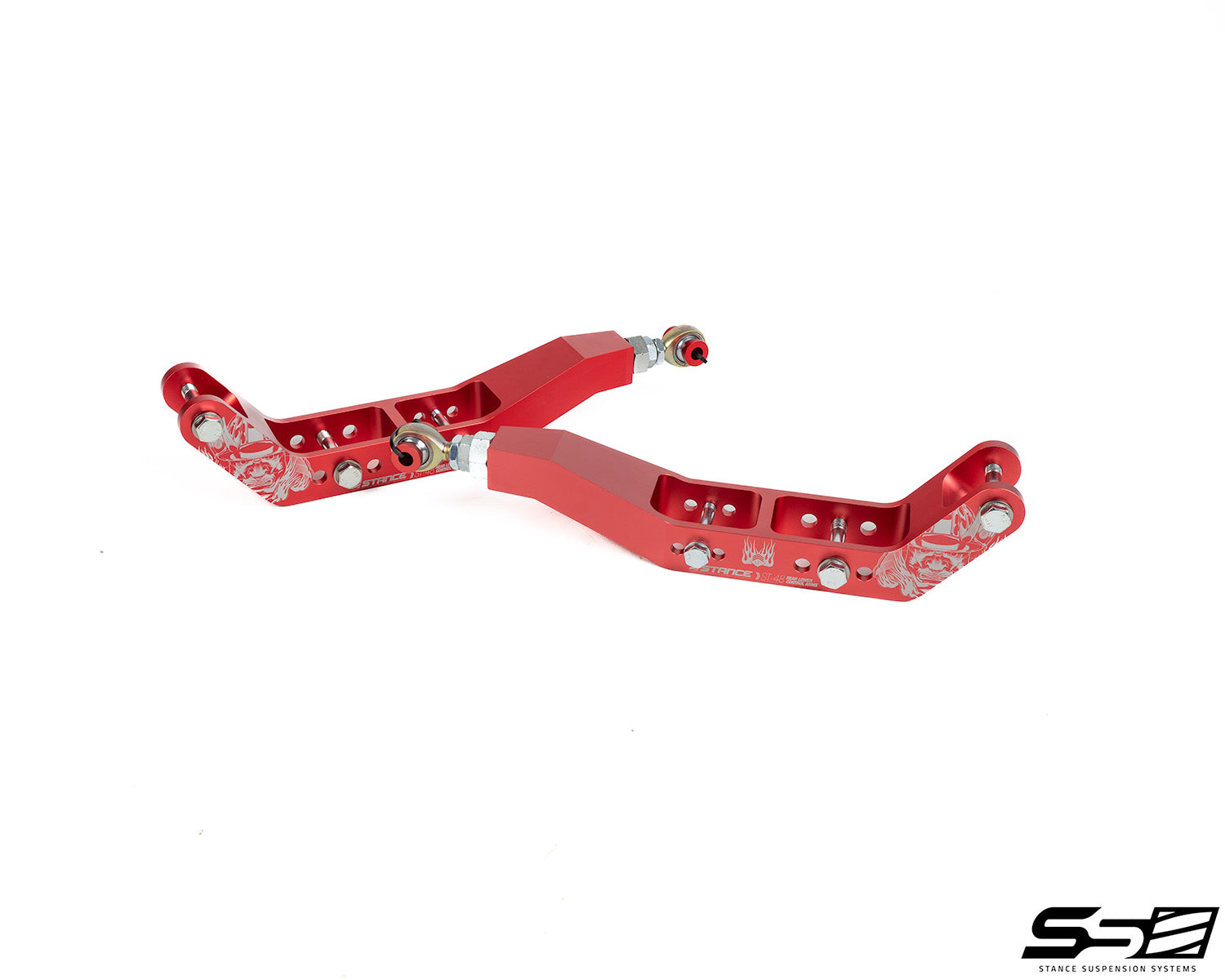 STANCE SUSPENSION FR-S/BRZ/WRX/STi /GR86 - Rear Lower Control Arms V2.0 60MM Drop – Red