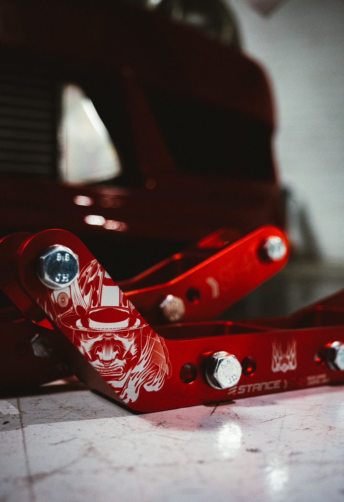 STANCE SUSPENSION FR-S/BRZ/WRX/STi /GR86 - Rear Lower Control Arms V2.0 60MM Drop – Red