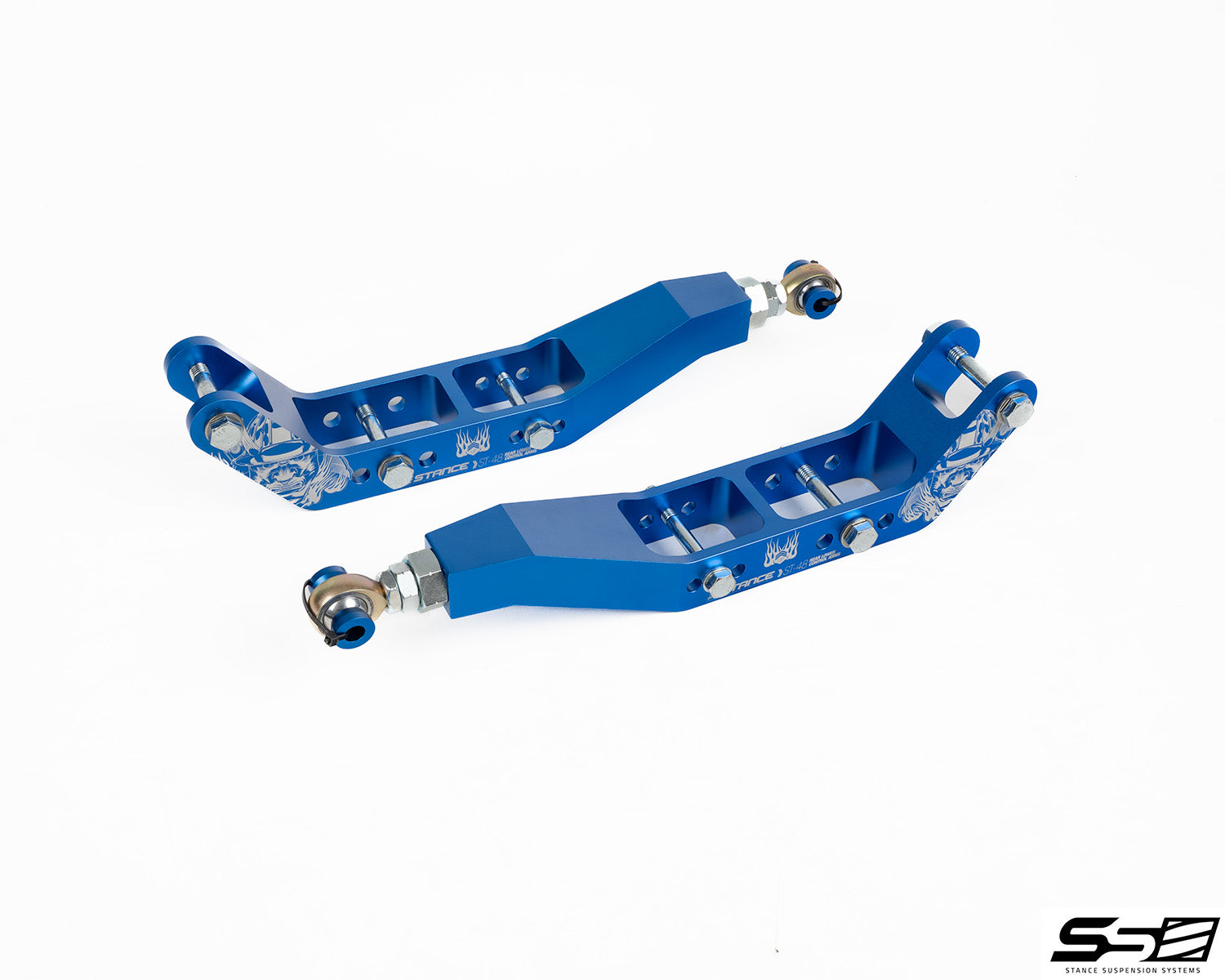 STANCE SUSPENSION FR-S- BRZ - WRX - STi - GR86 Rear Lower Control Arms V2.0 60MM Drop – Blue