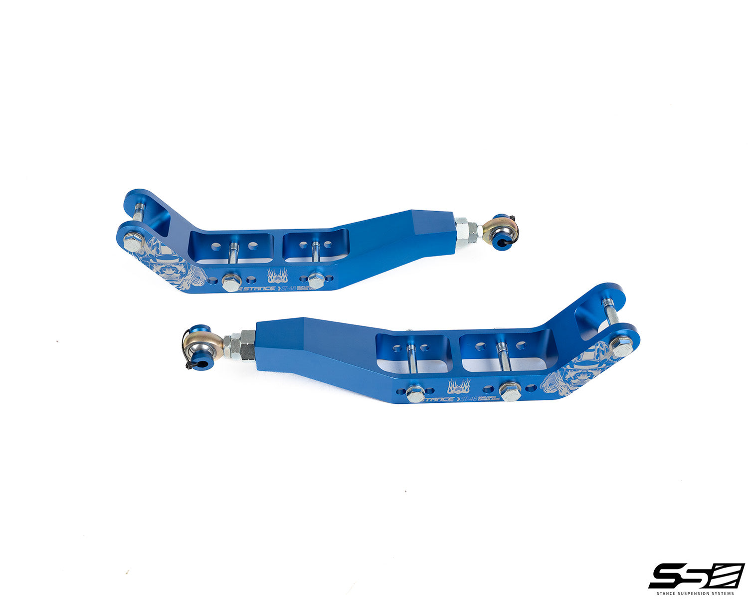 STANCE SUSPENSION FR-S- BRZ - WRX - STi - GR86 Rear Lower Control Arms V2.0 60MM Drop – Blue