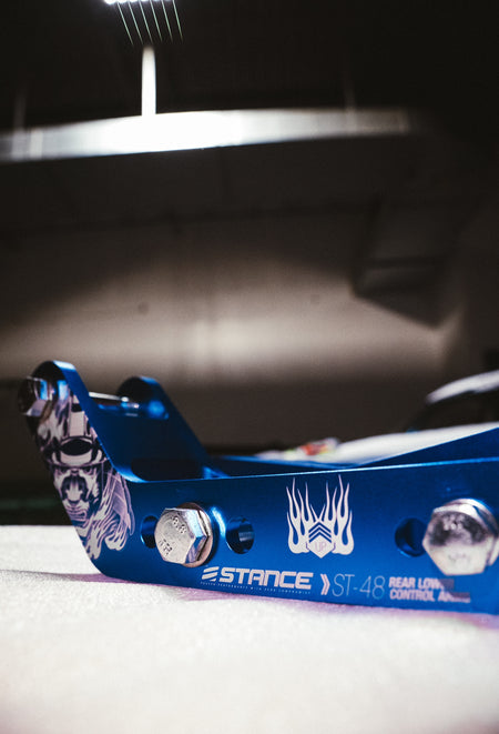 STANCE SUSPENSION FR-S- BRZ - WRX - STi - GR86 Rear Lower Control Arms V2.0 60MM Drop – Blue
