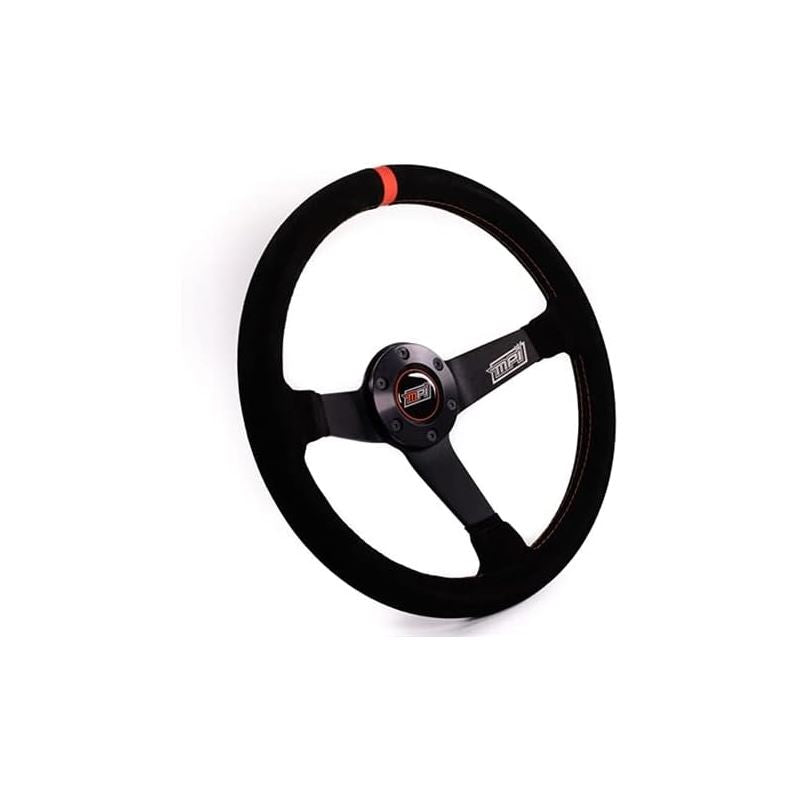 Steering Wheel, Medium Dish, 14 Inch, Suede (DO-H60-A)