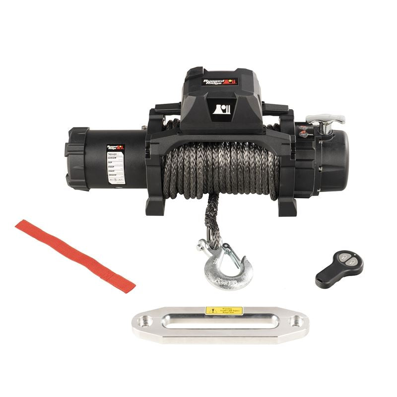 Trekker Winch, 12,500 LBS, Synthetic Rope, IP68 Waterproof, Wireless (15100.25)