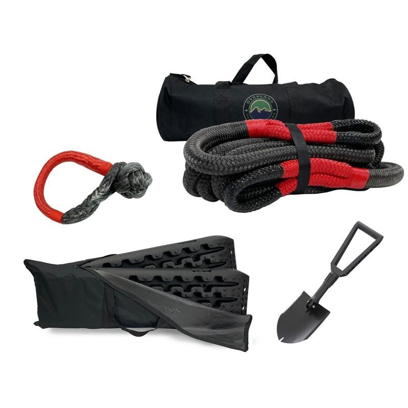 Ultimate Recovery Package - Brute Kinetic Rope, Recovery Shovel, Recovery Ramp, 5/8" Soft Shackle (33-0502)