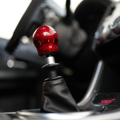 JDMuscle Carbon Fiber Shift Knob Red
