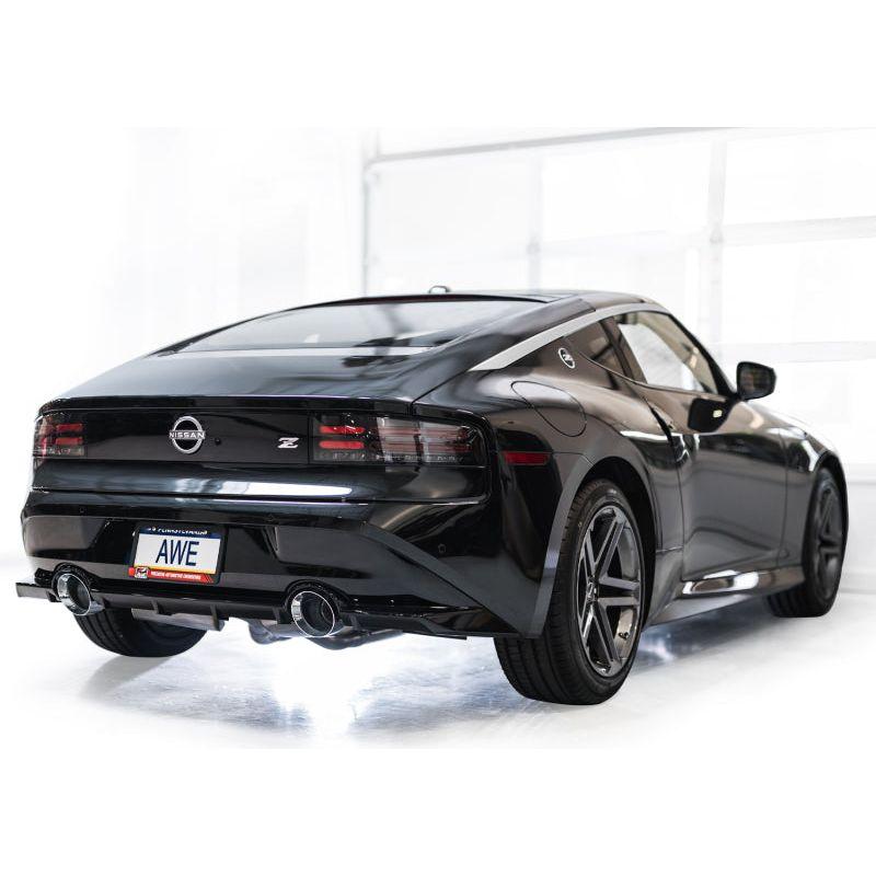 AWE 2023 Nissan Z RZ34 RWD Track Edition Catback Exhaust System w/ Chrome Silver Tips