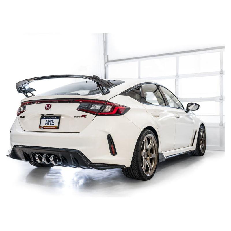 AWE Tuning 2023 Honda Civic Type R FL5 Touring Edition Exhaust w/ Triple Chrome Silver Tips