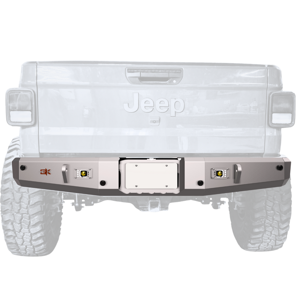 Gauntlet Rear Bumper for 2020+ Jeep Gladiator JT
