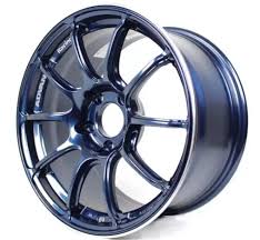 Advan RZII 17x8.5 +31 5x114.3 Racing Indigo Blue Wheel