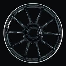 Advan RZII 17x9.0 +45 5x114.3 Racing Gloss Black Wheel